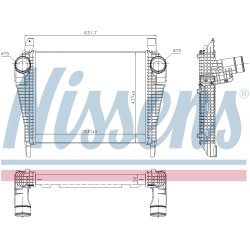 Intercooler NISSENS 97064 OE Ref 504028467