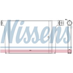 Intercooler NISSENS 97065 OE Ref 81061300225