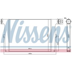 Intercooler NISSENS 97066 OE Ref 81061300226