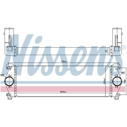 Intercooler NISSENS 97071 OE Ref 5001875210