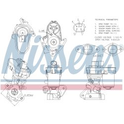 EGR Valve NISSENS 98151 OE Ref 71793030