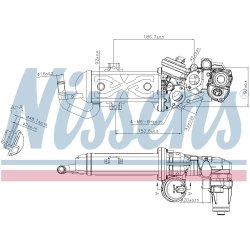 EGR Module NISSENS 98178 OE Ref 03L131512AT NISSENS