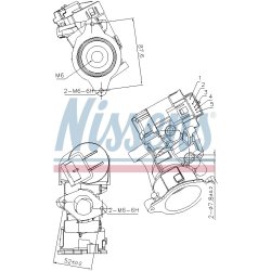 EGR Valve NISSENS 98181 OE Ref 71789470