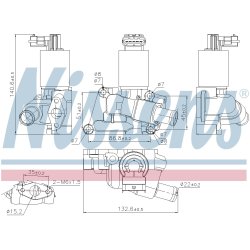 EGR Valve NISSENS 98195 OE Ref 5851591 NISSENS