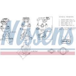 EGR Valve NISSENS 98240 OE Ref 1618QF NISSENS