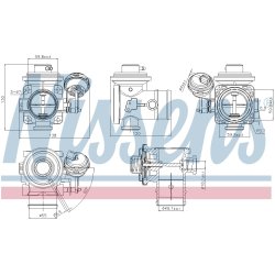 EGR Valve NISSENS 98304 OE Ref 074129463A NISSENS