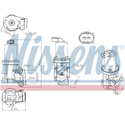 EGR Valve NISSENS 98307 OE Ref 284102A120 NISSENS