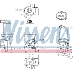 EGR Valve NISSENS 98311 OE Ref 284102A350 NISSENS