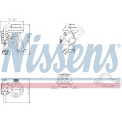 EGR Valve NISSENS 98344 OE Ref 1121400460
