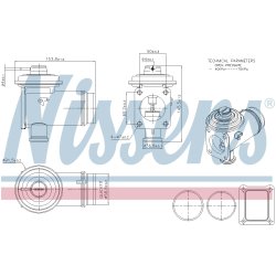 EGR Valve NISSENS 98352 OE Ref 11717804381 NISSENS