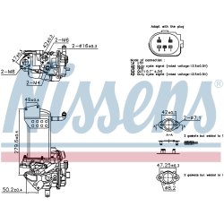 EGR Module NISSENS 98358 OE Ref 03L131512BP