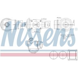 EGR Valve NISSENS 98363 OE Ref 11717804379 NISSENS