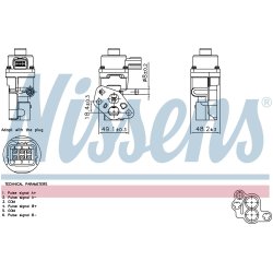 EGR Valve NISSENS 98365 OE Ref LFE220300A