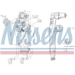 EGR Module NISSENS 98375 OE Ref 03L131512BH NISSENS