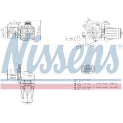 EGR Valve NISSENS 98376 OE Ref 1618LN