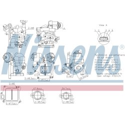 EGR Valve NISSENS 98383 OE Ref 36010129