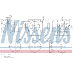EGR Valve NISSENS 98469 OE Ref 11712246145