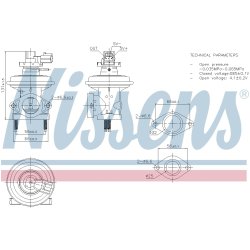 EGR Valve NISSENS 98474 OE Ref 1C1Q9D475AC