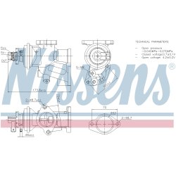 EGR Valve NISSENS 98475 OE Ref 860441