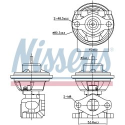 EGR Valve NISSENS 98479 OE Ref 2841027001