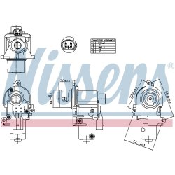 EGR Valve NISSENS 98553 OE Ref 057131501E