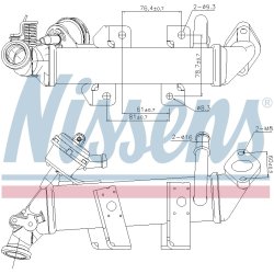 EGR Cooler Valve NISSENS 989287 OE Ref 8200910446