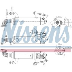 EGR Cooler Valve NISSENS 989290 OE Ref 070131512F NISSENS
