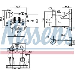EGR Cooler Valve NISSENS 989313 OE Ref 9671187780