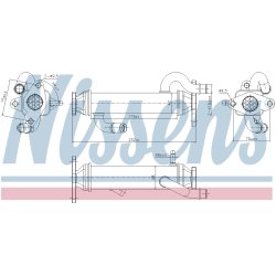 EGR Cooler Valve NISSENS 989328 OE Ref 5801856913