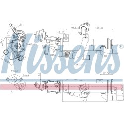 EGR Cooler Valve NISSENS 989329 OE Ref 03G131512AJ