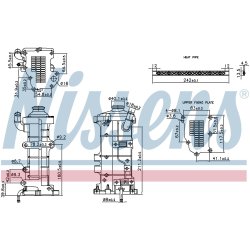 EGR Cooler Valve NISSENS 989374 OE Ref 504385699
