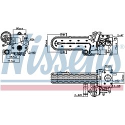 EGR Cooler Valve NISSENS 989413 OE Ref 03G131512L