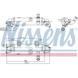 EGR Cooler Valve NISSENS 989417 OE Ref 1145926