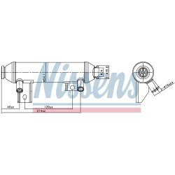 EGR Cooler Valve NISSENS 989419 OE Ref 73500545