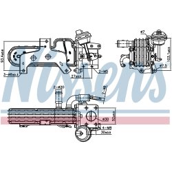 EGR Cooler Valve NISSENS 989420 OE Ref 038131513D