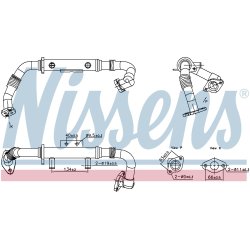 EGR Cooler Valve NISSENS 989428 OE Ref 14735EC00B
