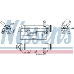EGR Cooler Valve NISSENS 989430 OE Ref 1333299
