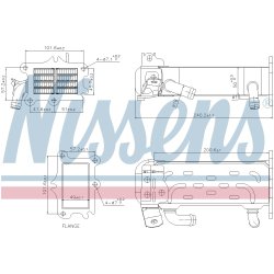 EGR Cooler Valve NISSENS 989447 OE Ref 6511400700