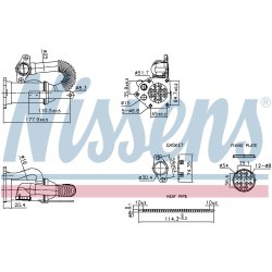 EGR Cooler Valve NISSENS 989453 OE Ref 147357493R