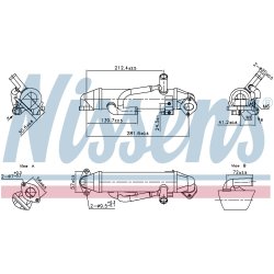 EGR Cooler Valve NISSENS 989456 OE Ref 1333297