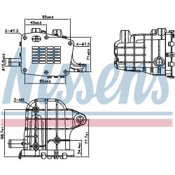 EGR Cooler Valve NISSENS 989481 OE Ref 9820965980