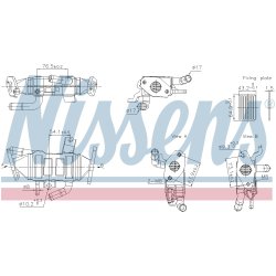 EGR Cooler Valve NISSENS 989488 OE Ref 2560137020