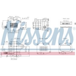 EGR Cooler Valve NISSENS 989493 OE Ref 2267338
