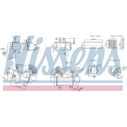 EGR Cooler Valve NISSENS 989494 OE Ref 1473500QAL