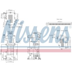 EGR Cooler Valve NISSENS 989503 OE Ref 504317815