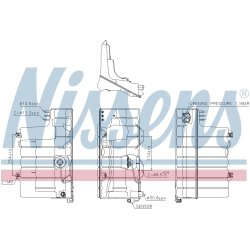Coolant Expansion Tank NISSENS 996037 OE Ref 1660859 NISSENS