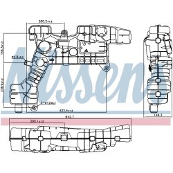 Coolant Expansion Tank NISSENS 996071 OE Ref 1404961