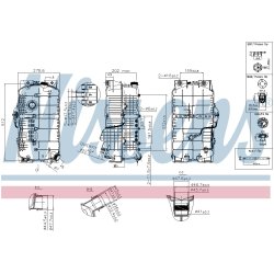 Coolant Expansion Tank NISSENS 996086 OE Ref 81061026230 NISSENS