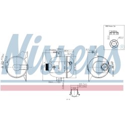 Coolant Expansion Tank NISSENS 996118 OE Ref 7701469222 NISSENS