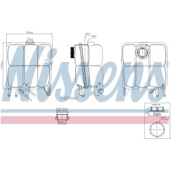 Coolant Expansion Tank NISSENS 996123 OE Ref 1355243 NISSENS